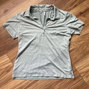 Travis Mathew Womens Green Golf Polo T-Shirt